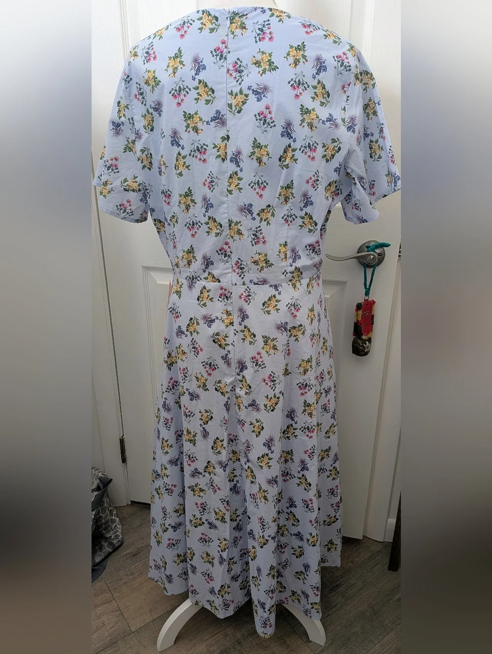 Ivy City Co Dress Allie Blue Floral 16 NWT 100% Cotton - Picture 6 of 6